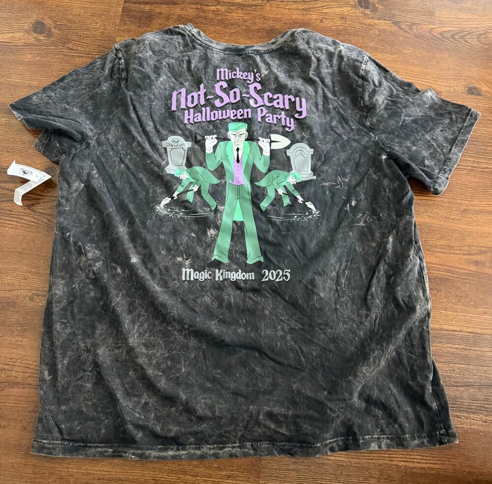 Disney World Haunted Mansion Not so Scary Halloween Party XL NWT